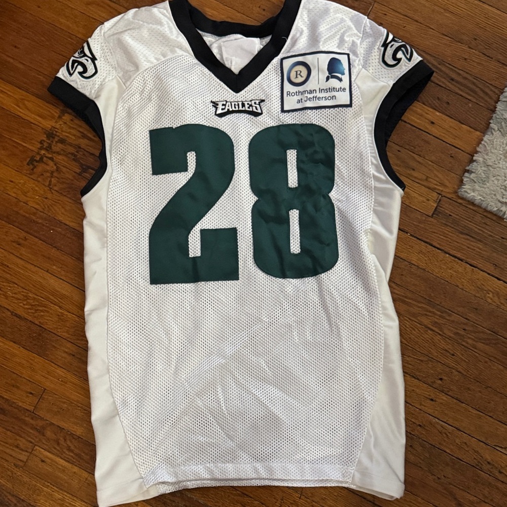Eagles White and Green Jersey